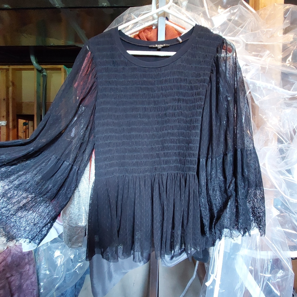 Kobi Halperin Flowy Lace Blouse
